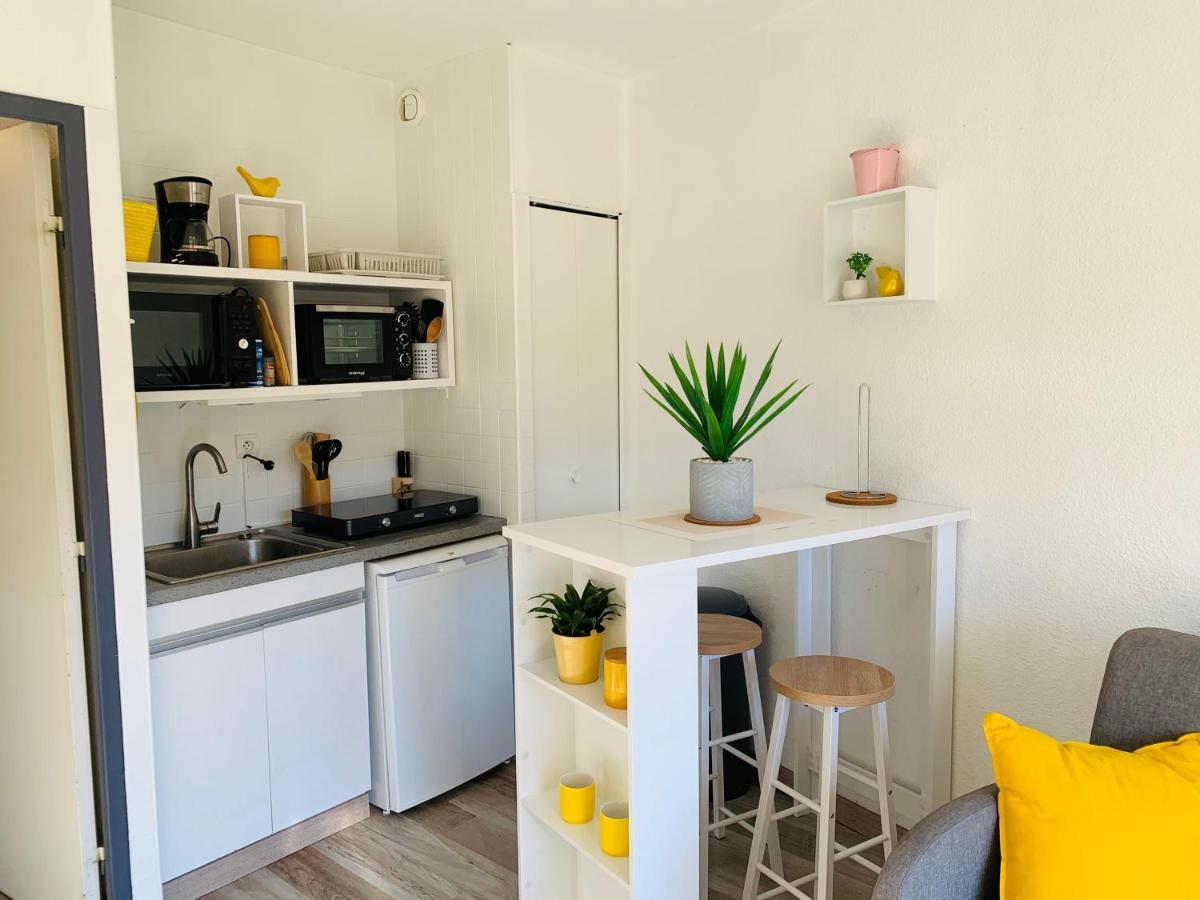 Super Appart ! Terrasse, Clim, Parking, 2Min Plage. Ла-Гранд-Мот Экстерьер фото